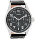 OOZOO Timepieces 50mm Black Croco Leather Strap C7483
